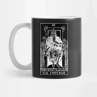 IV. The Emperor Tarot Card | Obsidian and Pearl Mug